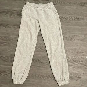Old navy size 10-12 white gray joggers sweatpants